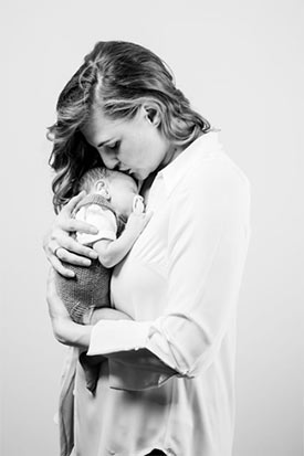 Shanei with her new born baby